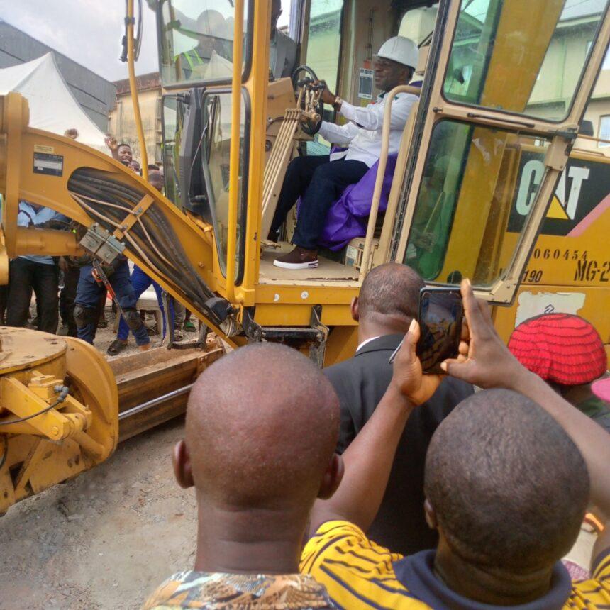 Abia govt commences demolition of 130 buildings as Otti flags off road expansion project
