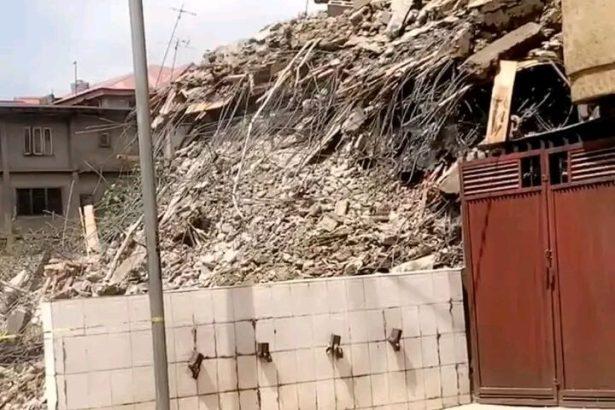 A yet-to-be-identified number of individuals may have been trapped following the collapse of a five-storey building under construction at Basden Street, Fegge, in Onitsha, Anambra State