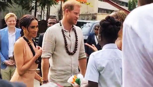 Prince Harry and Meghan Markle have arrived in Nigeria for their 72-hour tour to promote the Invictus Games.