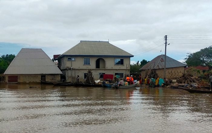 Heavy flooding