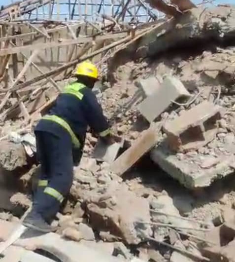 Close Call in Ibadan: Two Pulled Alive From Collapsed Building