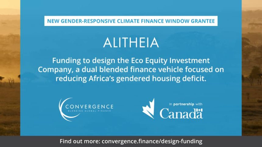 Alitheia Secures Groundbreaking Climate Finance Grant to Tackle Africa’s Gendered Housing Gap