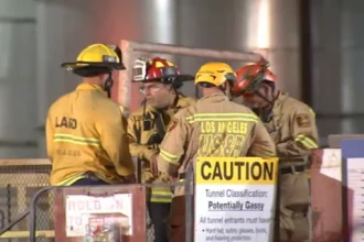 31 Construction Workers Rescued After Tunnel Collapse in Los Angeles