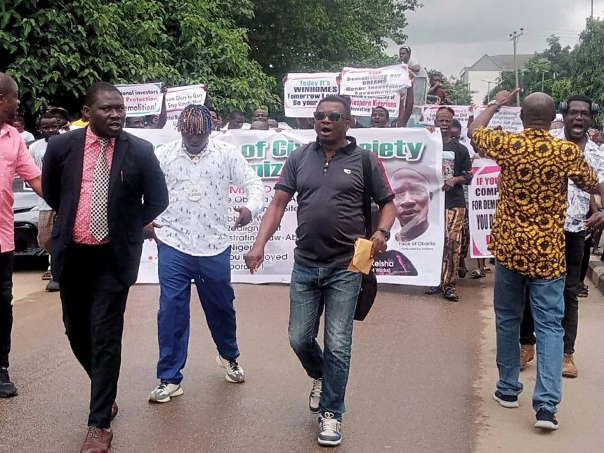 Protesters Demand Justice, Compensation Over Lagos-Calabar Highway Demolitions