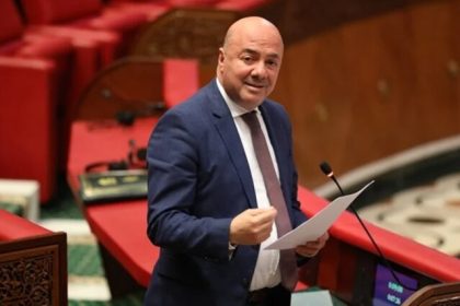 Moroccan housing officials inspecting a new residential development under the Slum-Free Cities Program