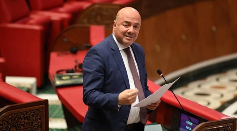 Moroccan housing officials inspecting a new residential development under the Slum-Free Cities Program