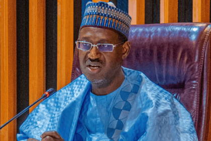 “Minister Ahmed Musa Dangiwa addressing stakeholders at the Abuja Housing Summit”