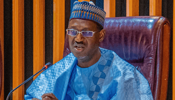 “Minister Ahmed Musa Dangiwa addressing stakeholders at the Abuja Housing Summit”