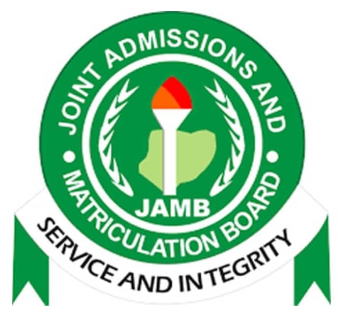 Officials of JAMB at a press briefing in Abuja presenting data on 2,658 illegal admissions uncovered across Nigerian tertiary institutions.