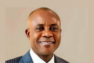 Peter Mbah speaking at the Enugu Diocesan Synod about plans for 15,000 new housing units