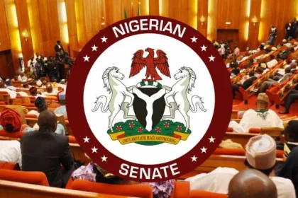 Nigerian Senate chamber during plenary session on crude oil theft report