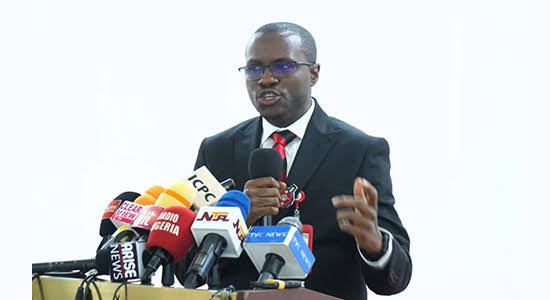 ICPC officials and stakeholders discussing local government accountability during a workshop in Jos, Plateau State.