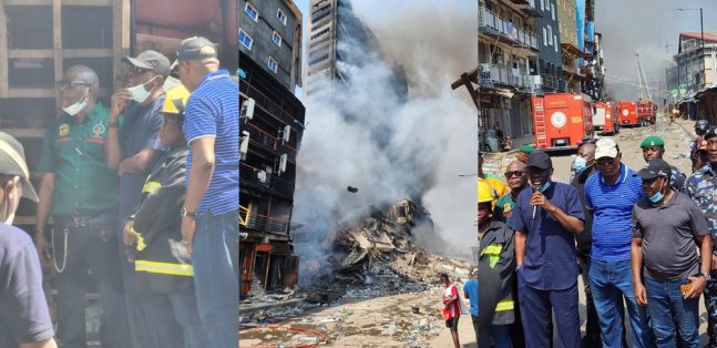 Sanwo-Olu Orders Demolition of Fire-Damaged 25-Storey GNI House in Lagos