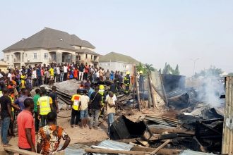 Massive Fire Guts Jabi Timber Market in Abuja