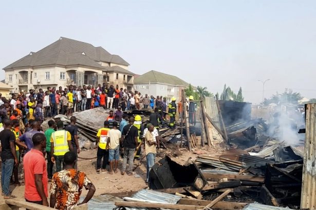 Massive Fire Guts Jabi Timber Market in Abuja