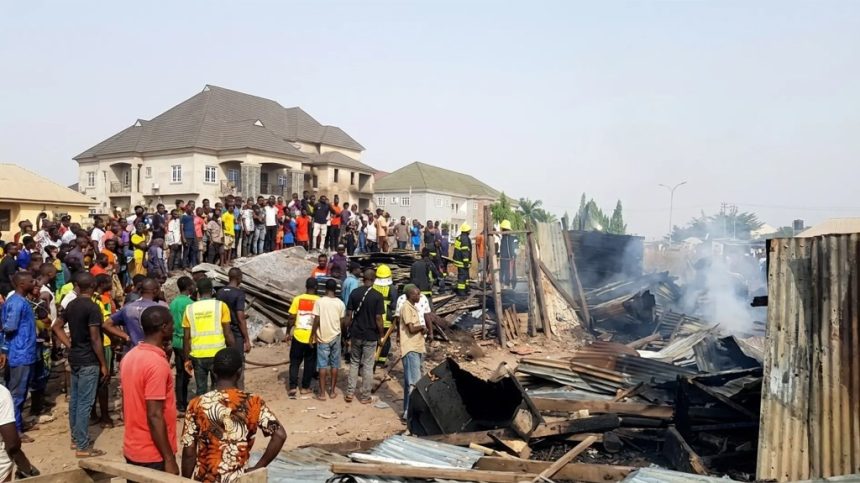 Massive Fire Guts Jabi Timber Market in Abuja