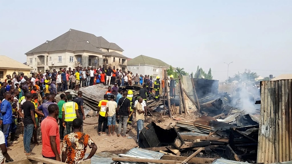 Massive Fire Guts Jabi Timber Market in Abuja