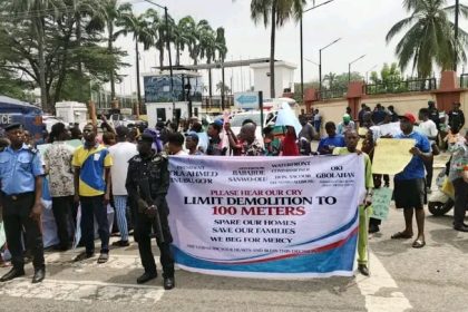 Makoko Residents Protest Demolition, Accuse Lagos Government of Violating Setback Agreement
