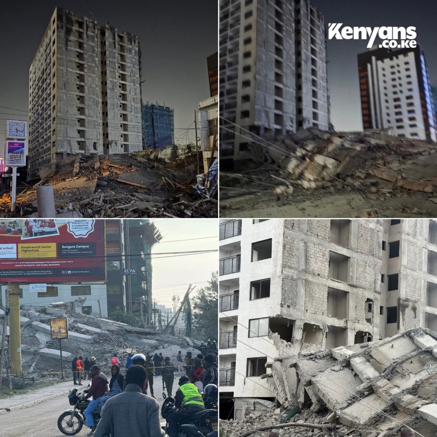 16-Storey Building Collapses in Nairobi’s South C