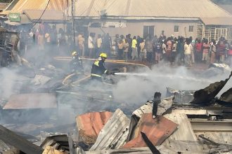 Breaking: Fire Hits Abuja Furniture Market