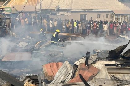 Breaking: Fire Hits Abuja Furniture Market