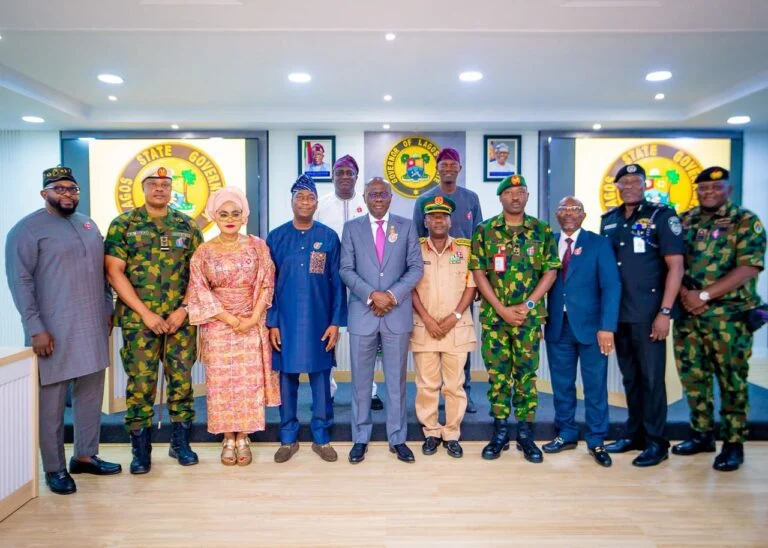 Sanwo-Olu Supports Nigerian Legion with ₦100m, Housing Units, Vehicles
