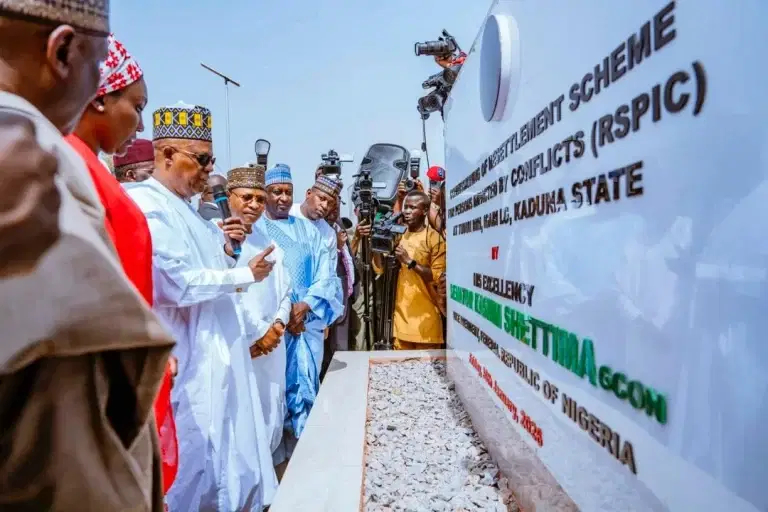 Shettima Commissions 133 Housing Units in Kaduna’s Tudun Biri Community