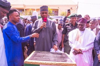 Saraki Commissions Federal Housing Estate Road Network in Adamawa