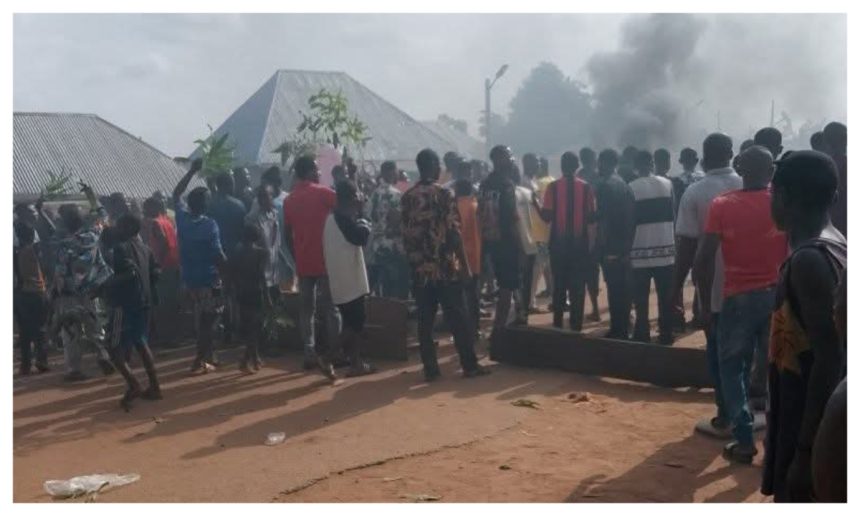 Benue Agatu Residents Protest Demand Herdsmen Exit
