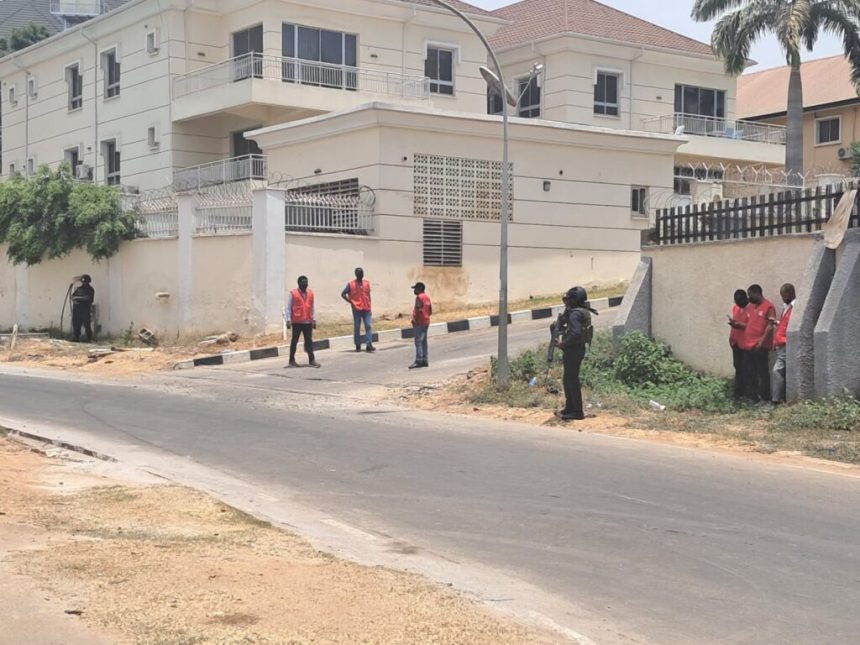 EFCC Malami Abuja house as operatives move to take over Maitama residence