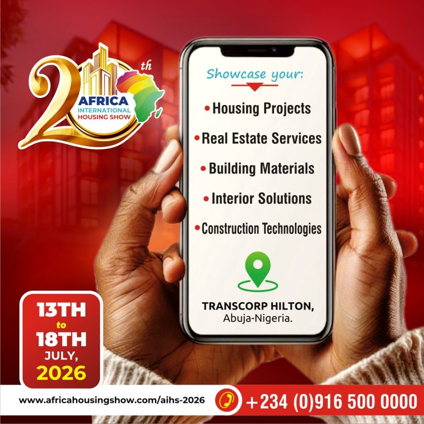 As preparations intensify for the landmark 20th edition of the Africa International Housing Show (AIHS), the organisers have issued a strong wake-up call to real estate developers
