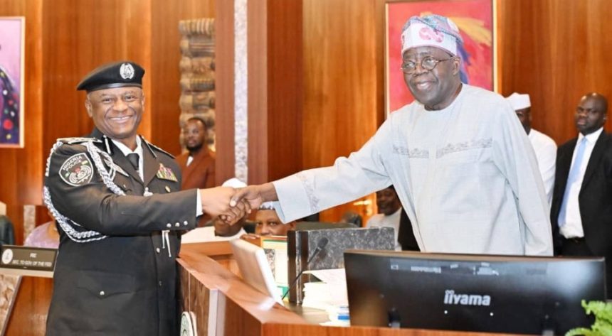 Tinubu Swears In Disu as 23rd Inspector-General of Police