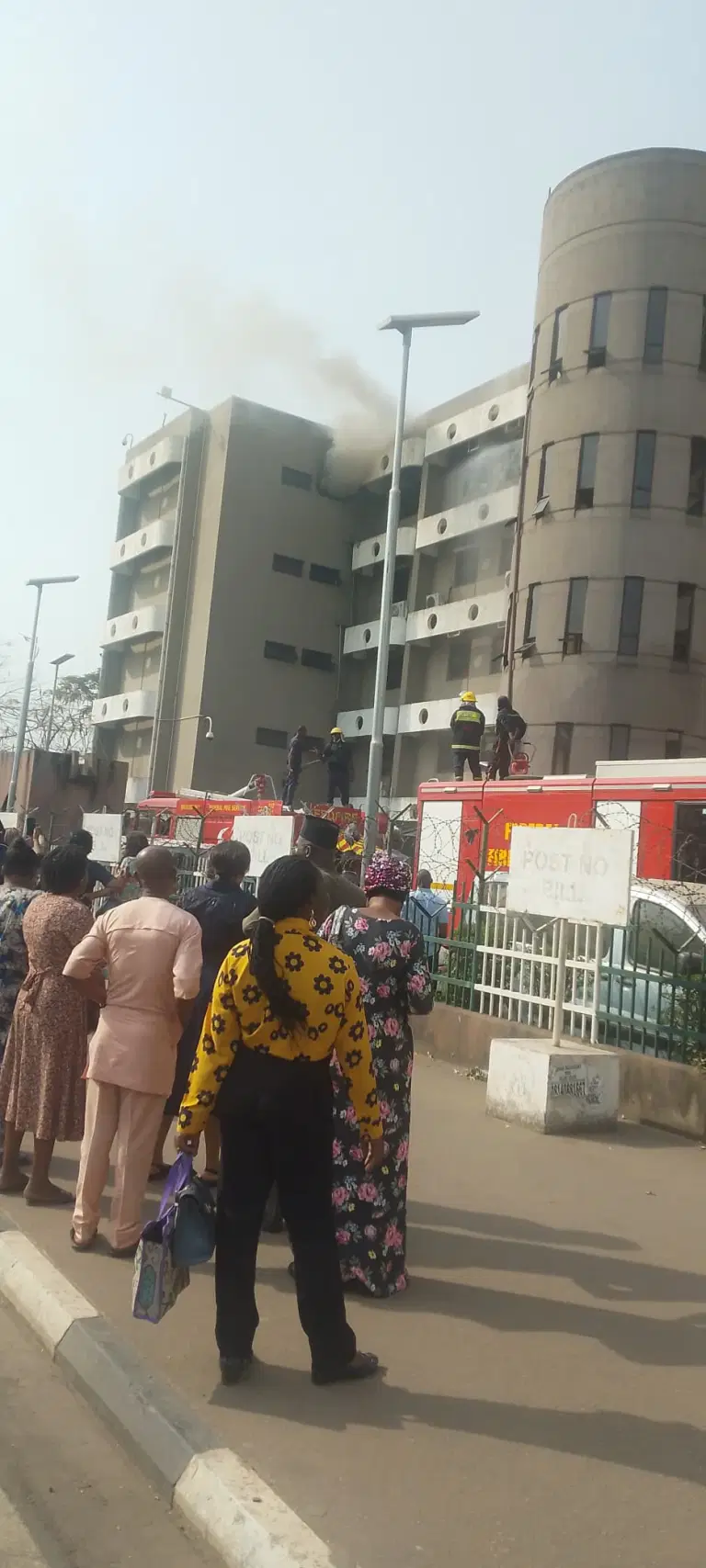 fire at Head of Service office Abuja