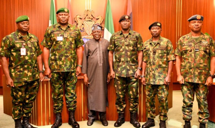 Tinubu Holds Emergency Meeting With Service Chiefs Amid Rising Attacks