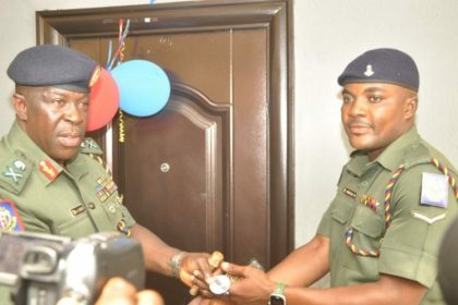 Army Chief Hands Over 30 New Housing Units to Soldiers in Lagos Barracks