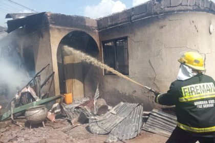 Fire Razes Residential Building in Anambra Community