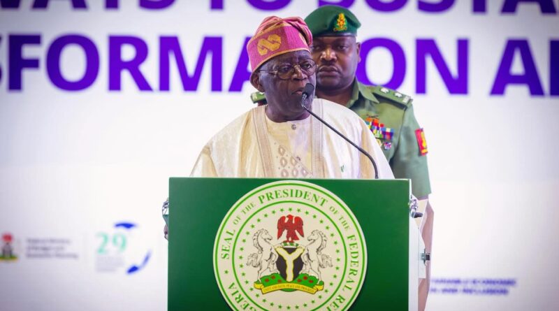 President Bola Ahmed Tinubu delivering his third anniversary national address on Nigeria’s economic reforms and development progress.
