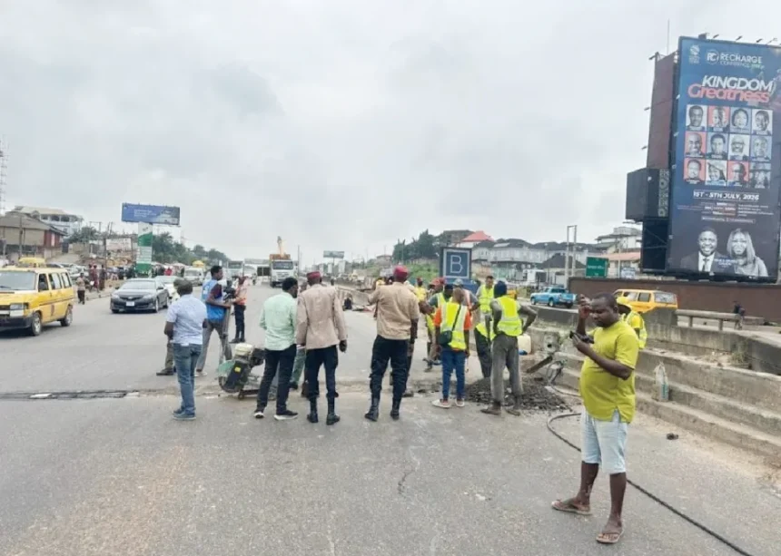 Kara Bridge Repairs Trigger Massive Gridlock on Lagos-Ibadan Expressway
